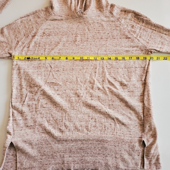 1151 * Gap Lightweight Pullover Heather Tan Hoodie Size M - Picture 6 of 8